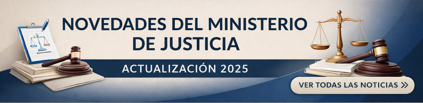 El Ministerio de Justicia publica novedades sobre traslados, listas de Auxilio y notas de Gestión