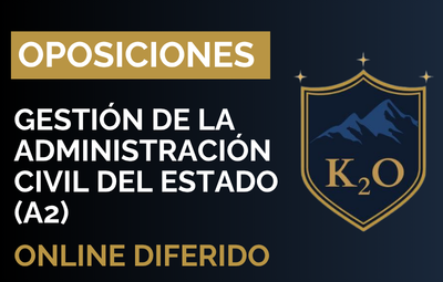 Miniatura del curso Gestión de la Administración Civil del Estado (A2) - Diferido 