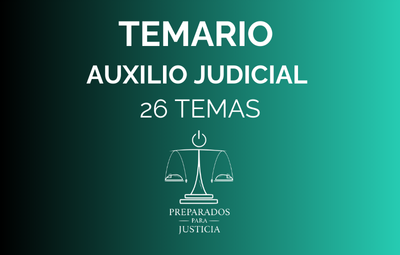 Miniatura del curso Auxilio Judicial - Temario completo. Ope 2025